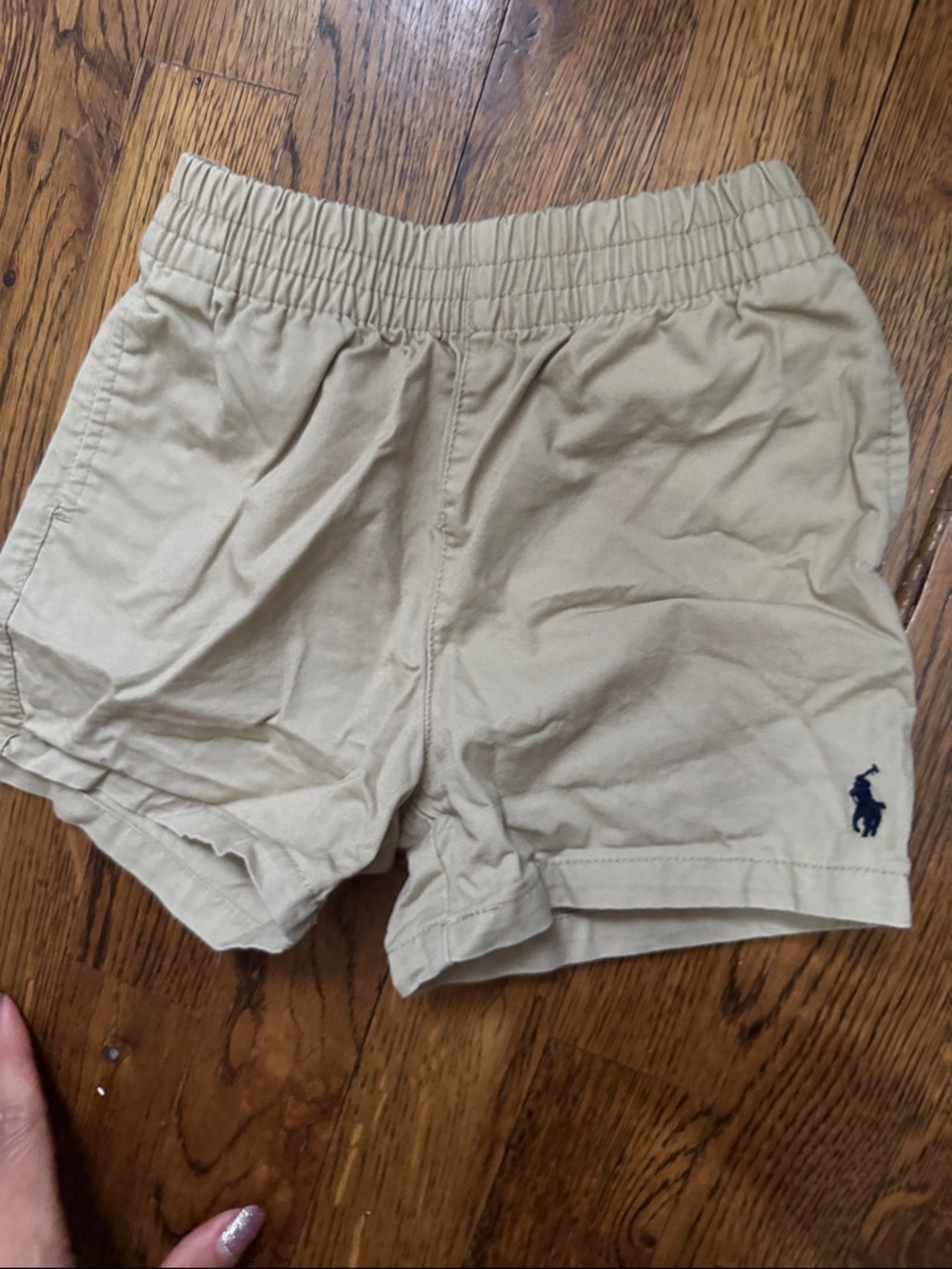 Polo by Ralph Lauren Tan Elastic-Waist Athletic Shorts